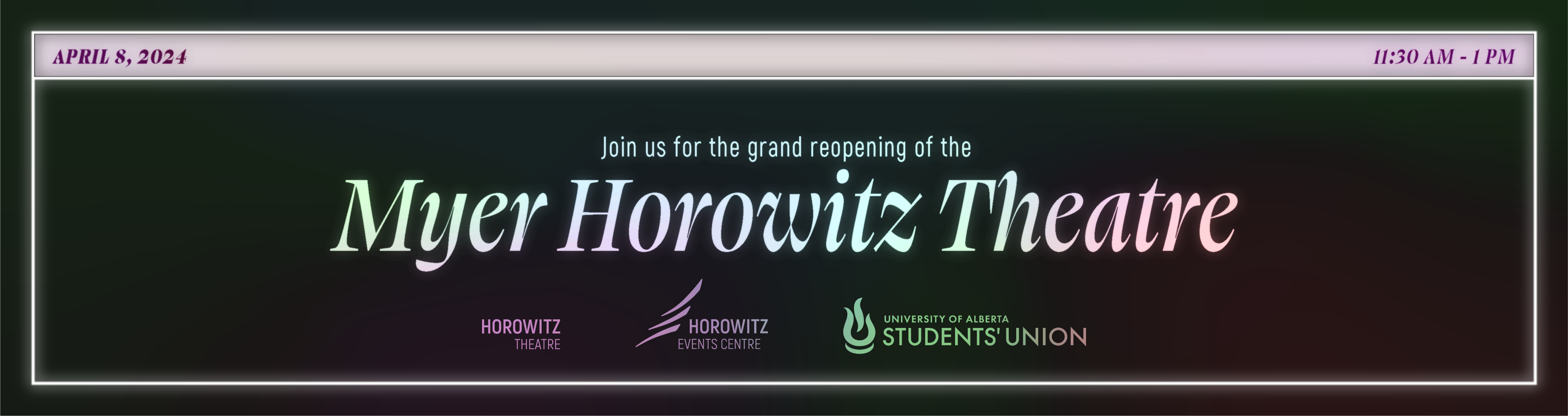 Join us to reopen the Horowitz Theatre